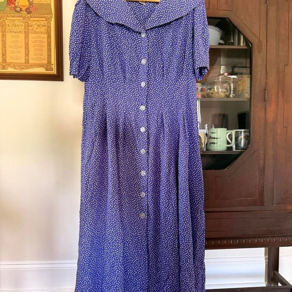 Ellen-tracy Women's Blue and Purple Dress